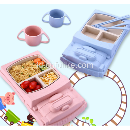 Set Peralatan Makan Anak Yang Berwarna-warni